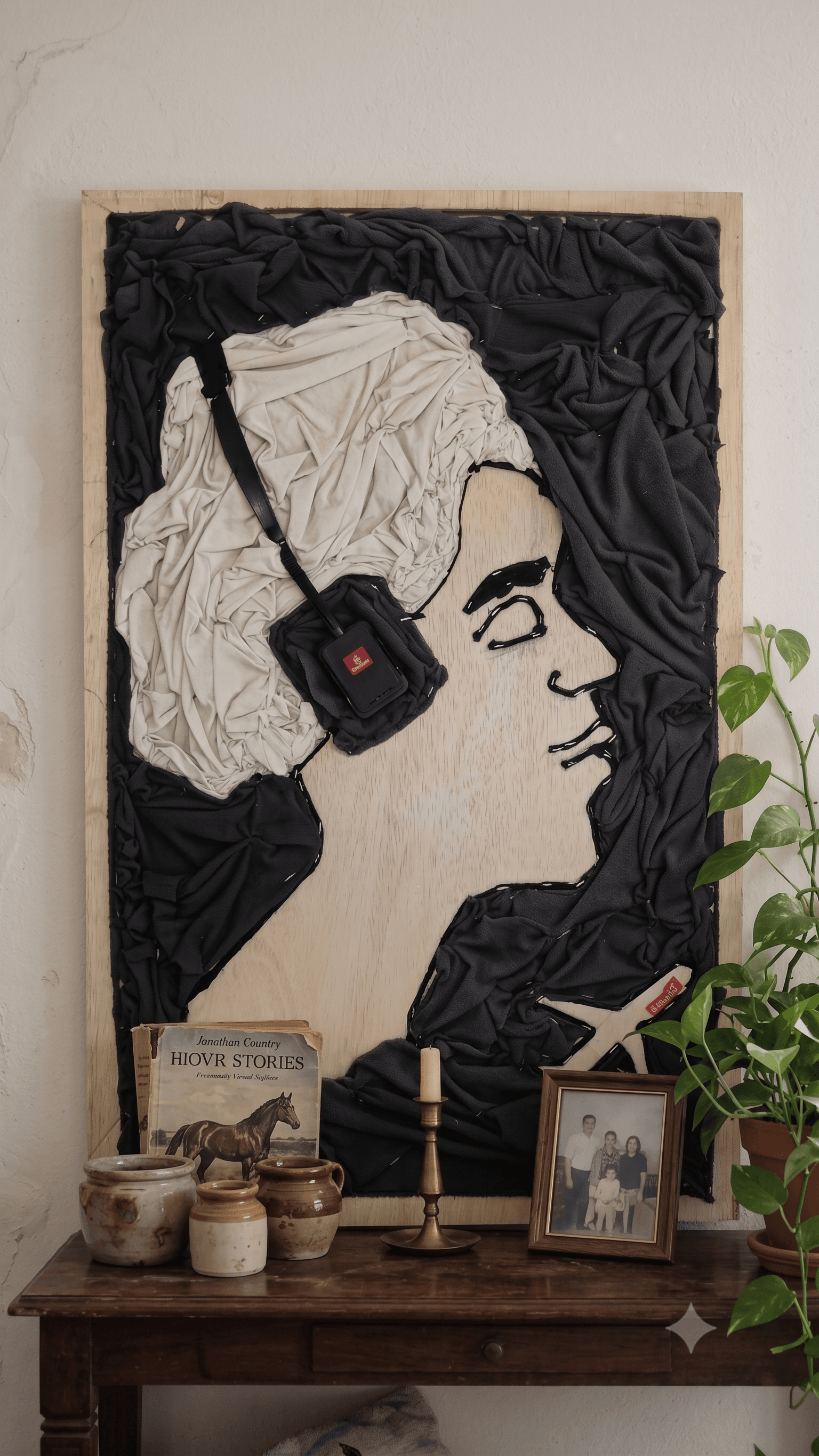 Modern Headphone Pop Art